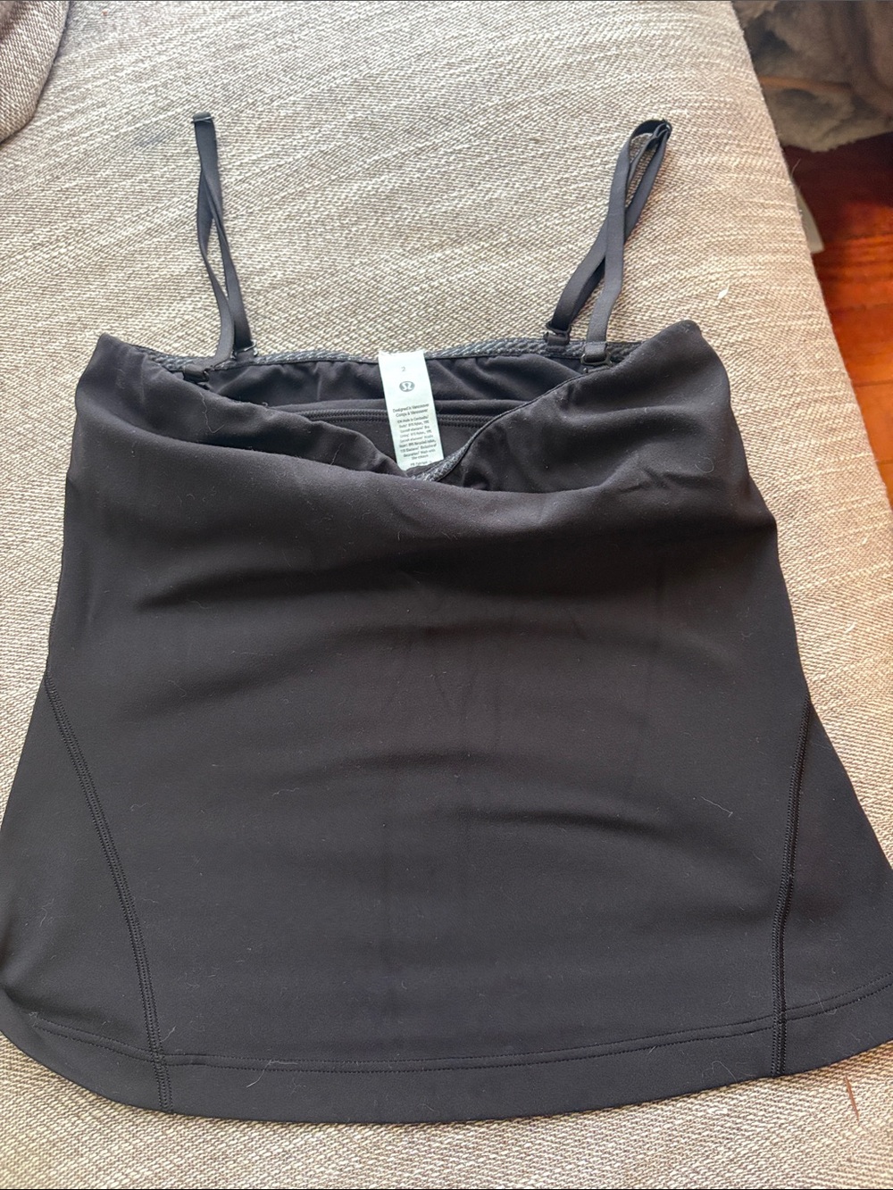 Lululemon align convertible tube top- Black, size 2